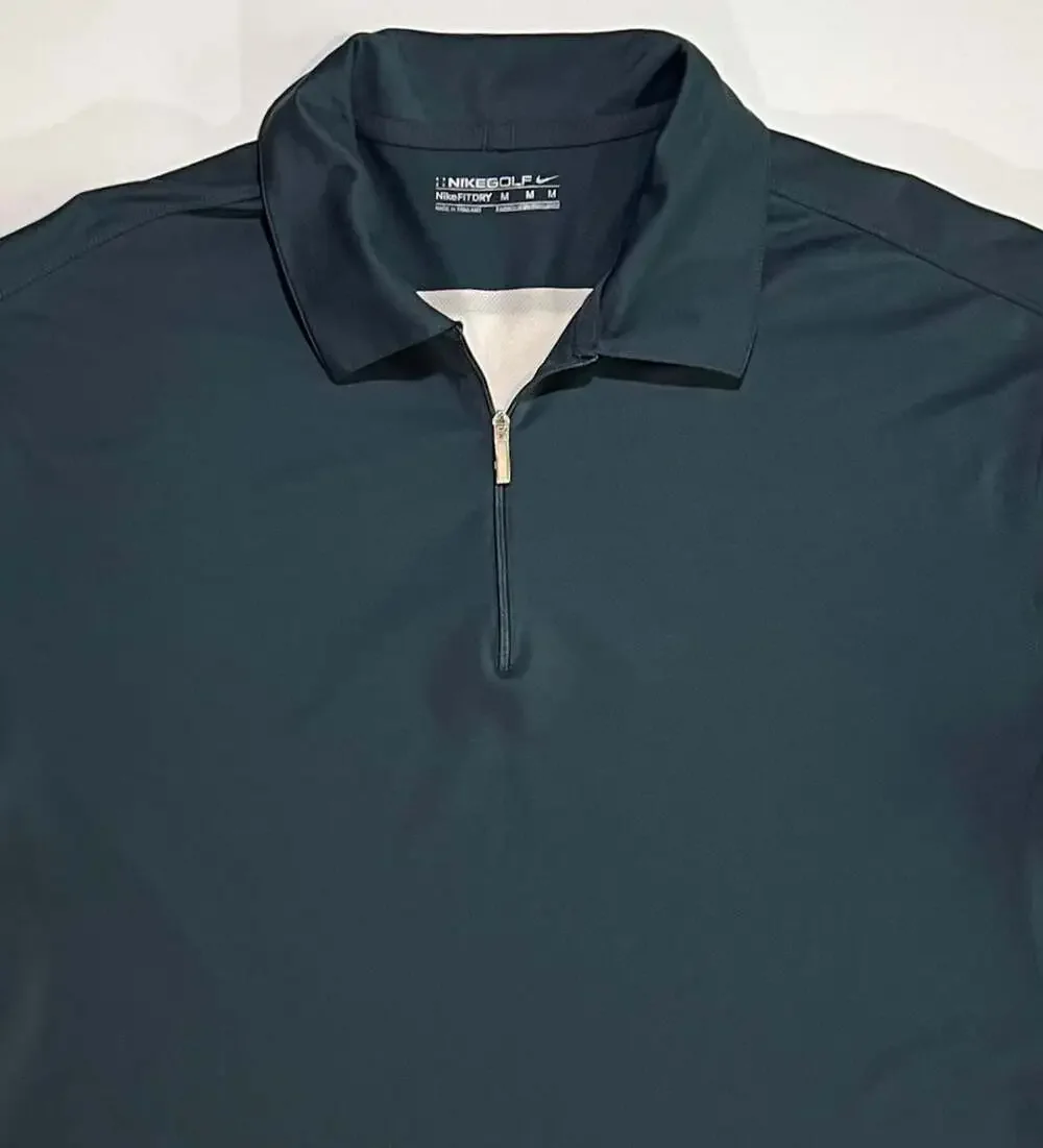 Nike Golf Dri-FIT Men's Long Sleeve 1/4 Zip Polo Pullover Size M